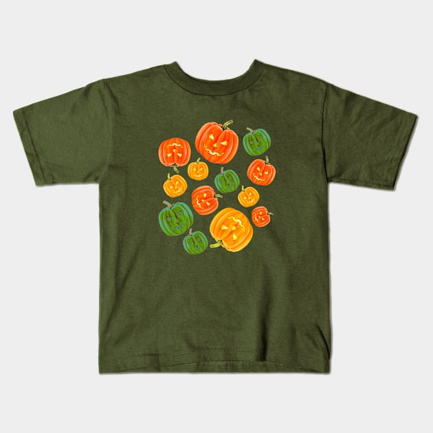 PUMPKIN FESTIVAL Kids T-Shirt by Colette